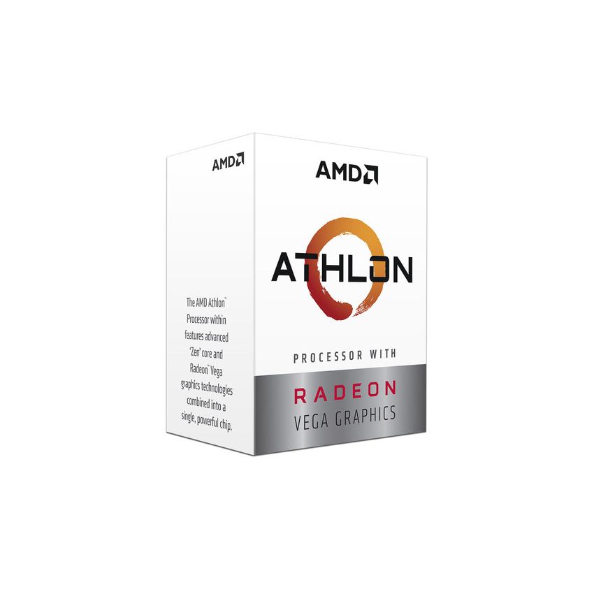 Procesador AMD Athlon 3000G, 3.2GHz, Socket AM4, Dual-Core, 35W.