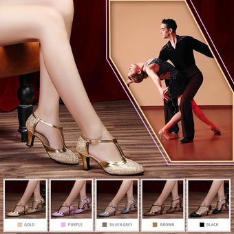Desempleados Seguir capacidad Señoras de moda los tacones altos Zapatos de mujer Zapatos del baile del  salón de baile del tango latino de lentejuelas mujeres zapato zapatos Baile  Social - Plata | Linio México - GE598FA1IWEIOLMX