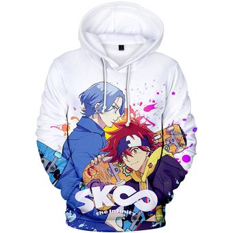 SK8 The Infinity Anime Manga Unisex Hoodie Sudadera con Capucha Estampada SK8 The Infinity Anime Manga Unisex Hoodie Sudadera con Capucha Estampada