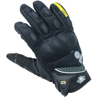 Guantes Moto Protección Térmico Táctil Semi Imper Over ST-09 Negros