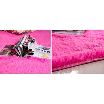 Suave alfombra alfombras para decoración para sala de estar Faux Fur 