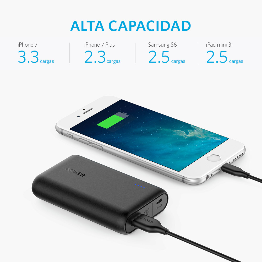 Batería Portatil Anker PowerCore Speed 10000 Quick Charge 3.0