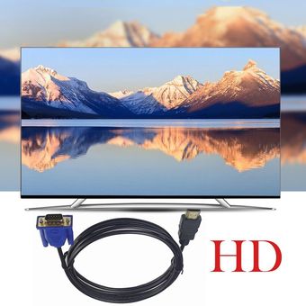 Laptop-HDMI compatible Para convertidor VGA Cable adaptador para PC de alta resolución 