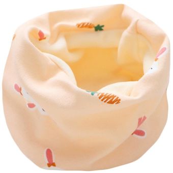 cuello de anillo de cuello Bufanda de algodón para bebés y niños pañuelo de felpa cálido para primavera e invierno pañuelo de cuello grueso 