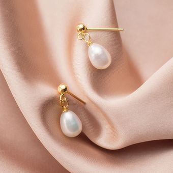 Mloveacc Elegante 100% 925 Perlas Blancas Puras Después De 