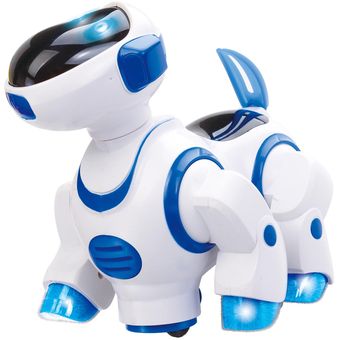 Perro robot con apariencia futurística