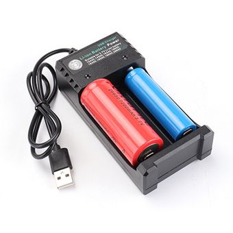 Cargador de batería para la batería de 3,7 V 2 puertos con Accesorios para herramientas eléctricas del enchufe USB 