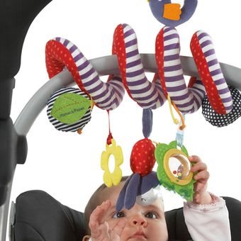 Lindo infantil del bebé de Actividad de Juego espiral Bed & Cochecito Juguetes Set juguetes colgantes 