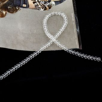 Colorido Rondelle Bicone Cristal Artificial Bricolaje DIY Beads 4 8 mm 