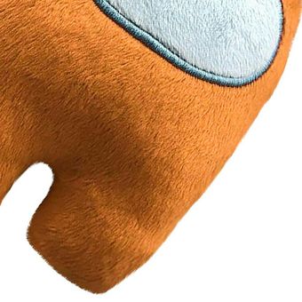 Regalos de la mascota de dibujos animados portátil de juegos muñeco de peluche lindo de la felpa de la felpa animal materia naranja 