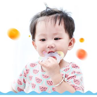 Juguetes de mascar para bebés BPA Frutas libres Dientes Material Máderas calmantes Productos 