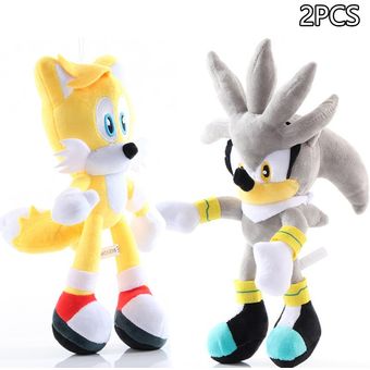 Silver Sonic The Hedgehog Figura de acción de regalo Peluche de peluch 