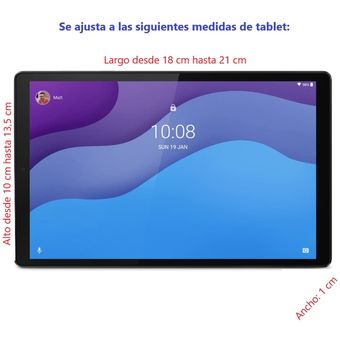 ESTUCHE FUNDA GIRATORIA 360° PARA TABLETS 10.1 PULGADAS NEGRO