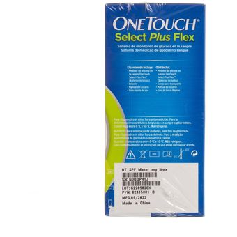 OneTouch Select Plus Flex Medidor de Glucosa en Sangre +