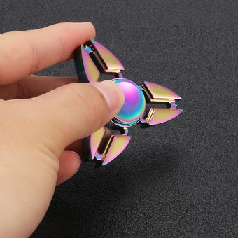 EDC Colorful Hand Sner Gadget Tri-Sner Focus uce Stress Gadget 