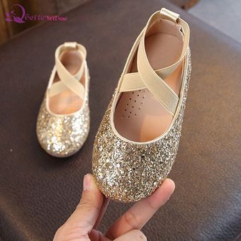 cruzado princesa zapatos de ballet tobillo Zapatos de ocio de moda para niños niñas 