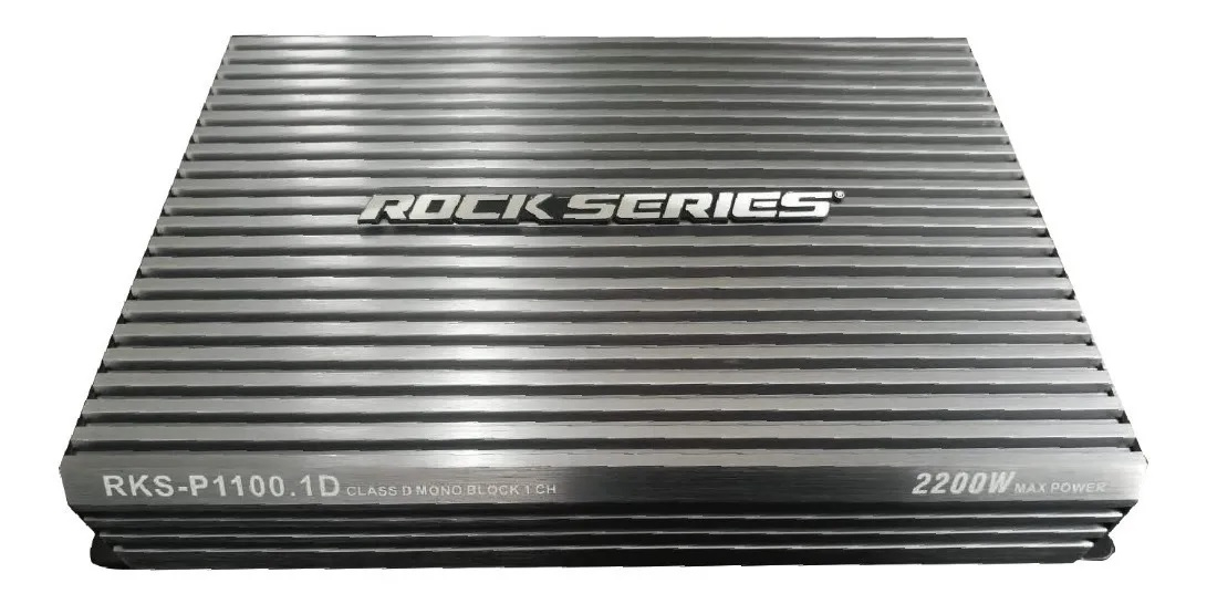Amplificador Rock Series Rks-p1100.1d 2200wmax Class D 1 Canal