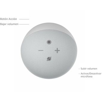 Echo Dot 5ta Gen Con Reloj - Altavoz Inteligente Alexa 