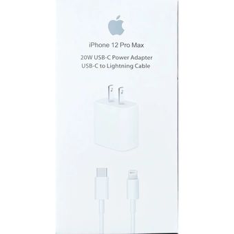 Apple - Cargador iPhone 11 12 Pro Pro Max  Tipo C Apple Carga Rápida