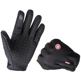Winter Cycling Gloves Bicycle Warm Gloves Waterproof Outdoor Bike Skii 