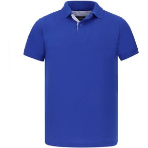 Camiseta tipo polo Hamer fondo entero Azul Rey