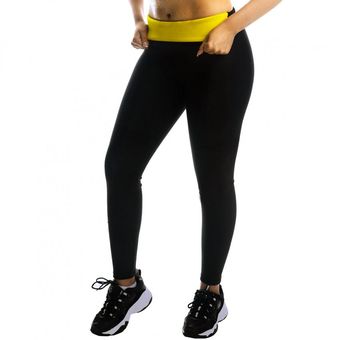 Leggins Deportivo En Neopreno Levanta Cola Con Pretina Reductora