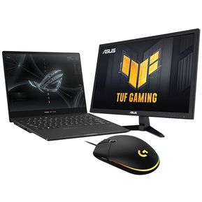 Combo Laptop Asus Rog Flow X13 + Monitor Asus 24 + Mouse Gam...