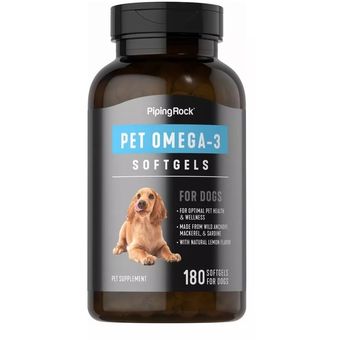 Omega 3 Para Perros Mascotas 180 Softgels Piel Pelaje U as Linio