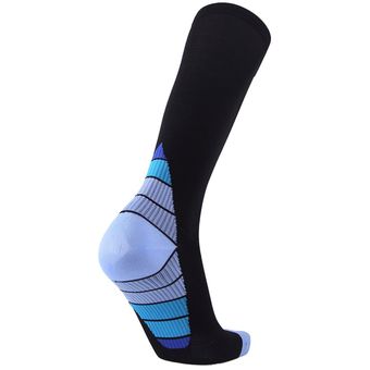 Multicolor Maratón de compresión calcetines anti-fricción deportivos l 