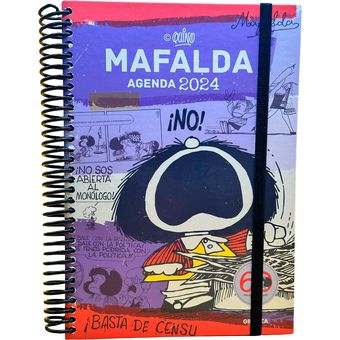 Agenda Mafalda Anillada 2024. Feminista Violeta