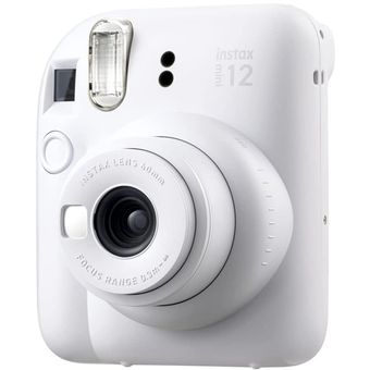 Cámara Instantánea Fujifilm Instax Mini 12 Blanca + 20 Láminas