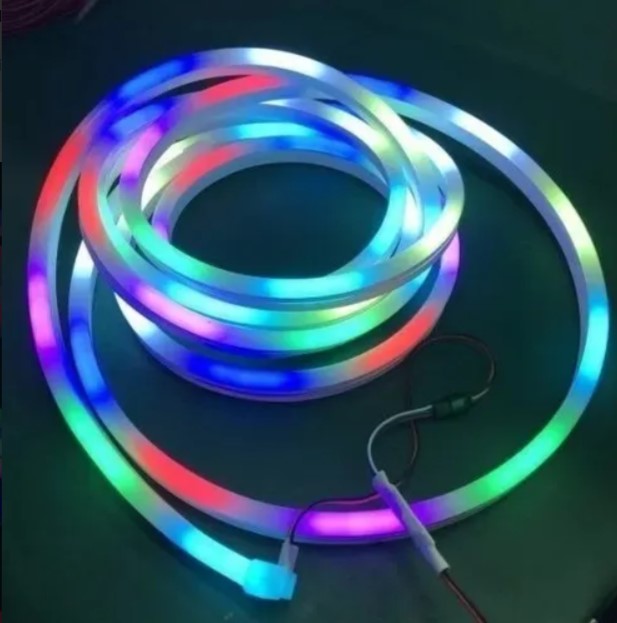 Tira Neon Led Rgb 3v Flexible Para Exterior Luces Letrero Navidad