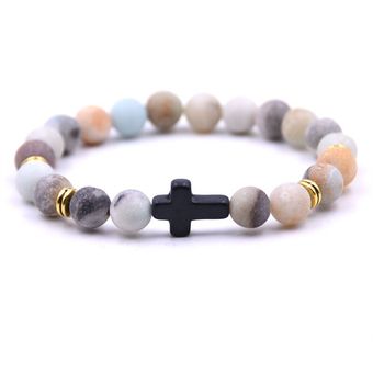 Pulsera De Piedra Natural De Joyería Hyhoney Yoga Roca 