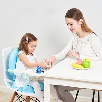 Silla Mesa Escritorio Para Bebes Niña Y Niño Doble Bandeja Color