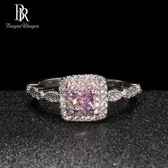 Bague Ringen Fashion Silver 925 Jewelry Woman Ring Geometry 