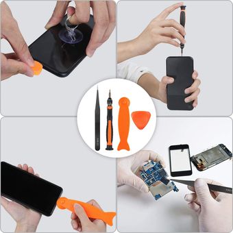 juego de destornilladores 24 kits de reparación de teléfonos móviles 
