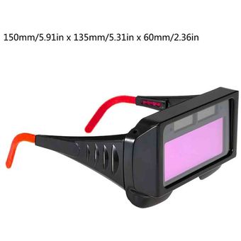 Lente de soldadura de atenuación automática solar auto soldadura proteger ojos gafas 
