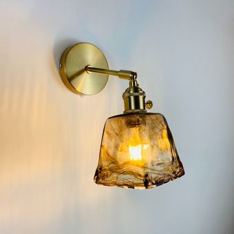 lámpara de mesi Lámpara de pared de vidrio nórdico decorativa moderna 