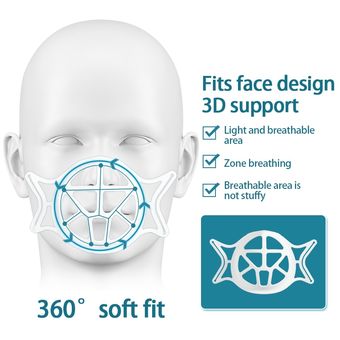 Soporte para mascarilla 3D reutilizable marco de soporte interior p 