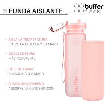 BUFFER FLASK Botella Agua Deporte Ciclismo Gimnasio Buffer Colador