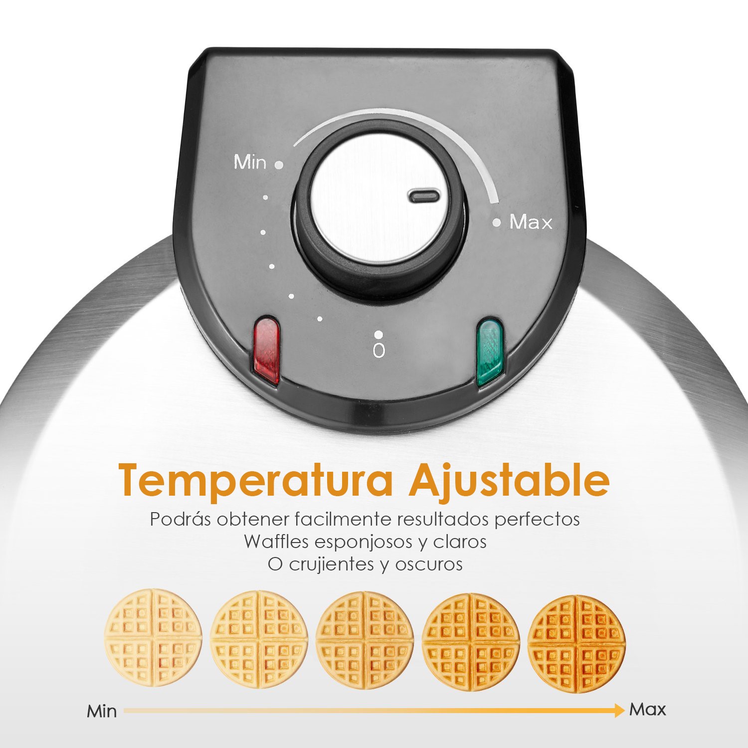 Waflera Circular Aicok SW-295 10 Temperaturas