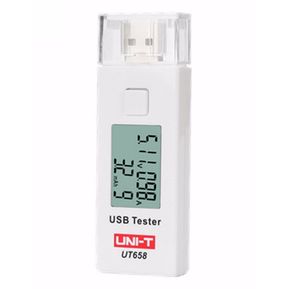 Voltímetro UNI-T UT658 UT658B Digital LCD USB Tester