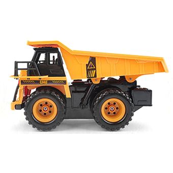 2.4G Dump Truck control remoto Big Truck el modelo de coche de juguete para niños con la música hacia adelante hacia atrás del camión volquete 