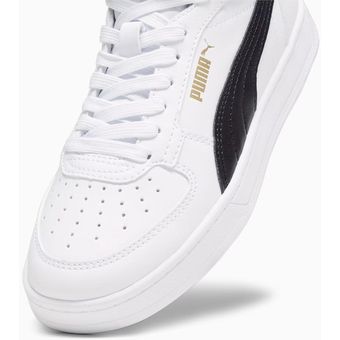 Zapatos Hombre Mujer PUMA Caven Blanco Verde Zapatillas Deportivo Piel  380810 26