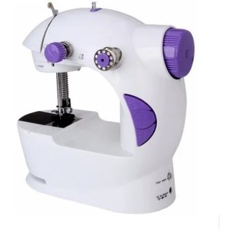 Maquina de Coser Portatil Para Casa Ajustable con 2 Velocidades y Pie Pedal