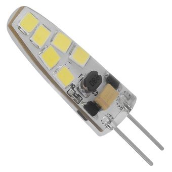 MINI NO DIMMABLE G4 LED Lámpara LED con 12leds COB 7W AC  DC 12V 360 Haz Ángulo 