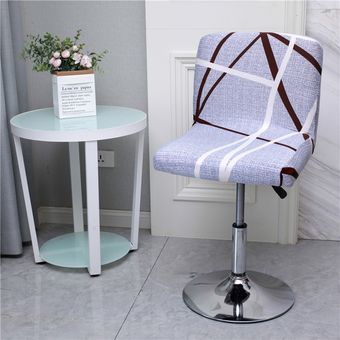 Spandex cubierta elástica para silla Bar funda de asiento de comedor de oficina protector housse de chaise para la decoración del hogar sillas funda que se puede quitar 