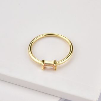 Andywen 925 Plata Esterlina 1.5 Mm Anillo De Arco Iris Y Cz 