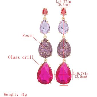 Lubov Aretes Demuger Modernos Colgantes De Colores De De 