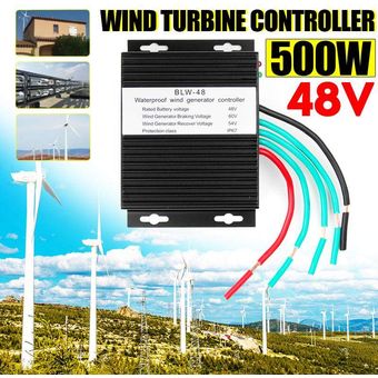 500W 48V controlador de turbina de viento controlador de generador de viento IP67 impermeable 